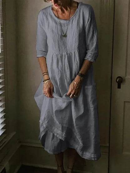Jonah - Women's linen dress