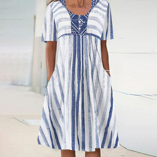 LP | Striped dress for every-day wear