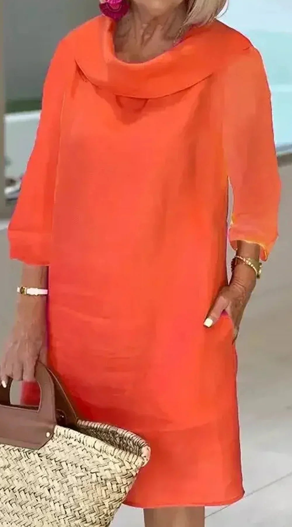 Mc | Dress with collar