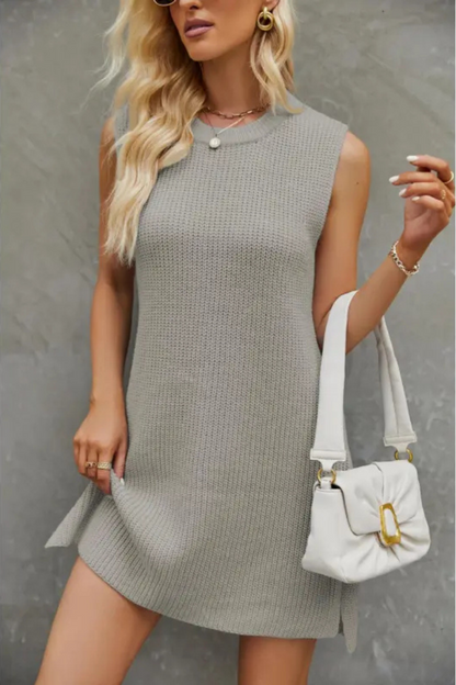 Anwen | Sleeveless round-neck dress