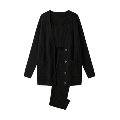 Arden | Three-Piece Women’s Set – Cardigan, Vest & Trousers