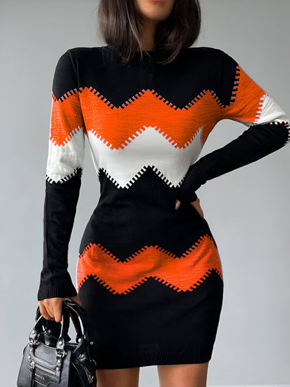 Mc | Elegant knitted bodycon mini dress