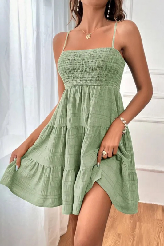 LP | Pleated summer dress with straps
