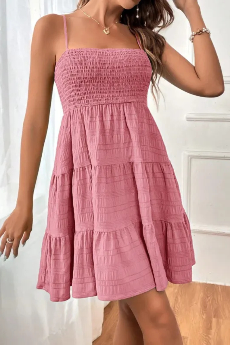 LP | Pleated summer dress with straps