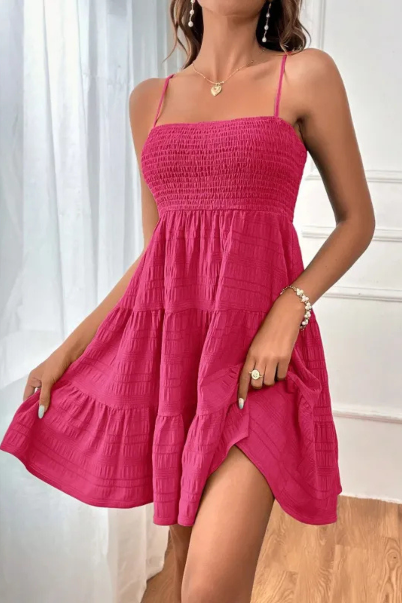 LP | Pleated summer dress with straps