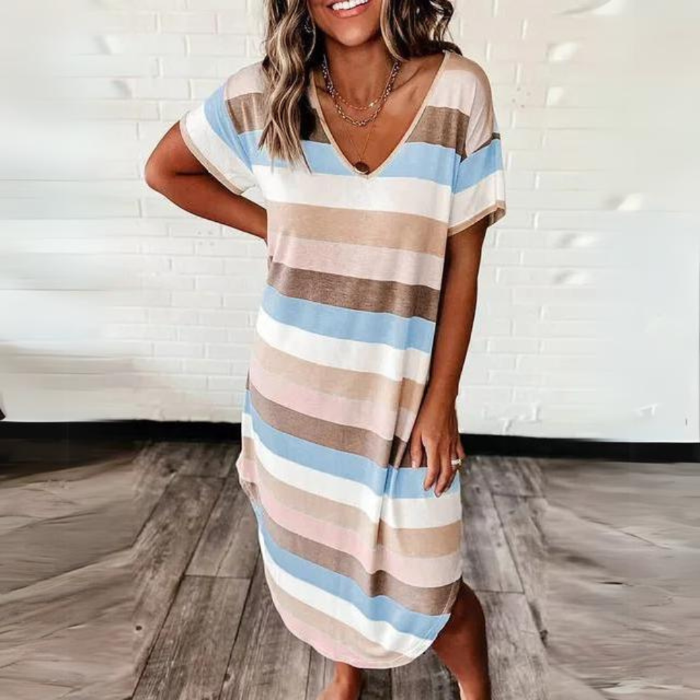 LP | Comfortable V-neck dress