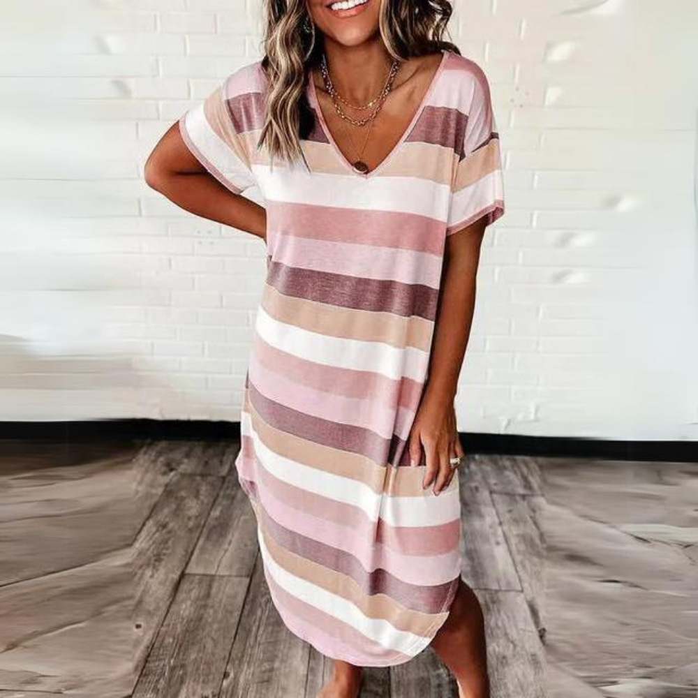 LP | Comfortable V-neck dress