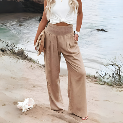 Emma - Elegant mid-rise pants