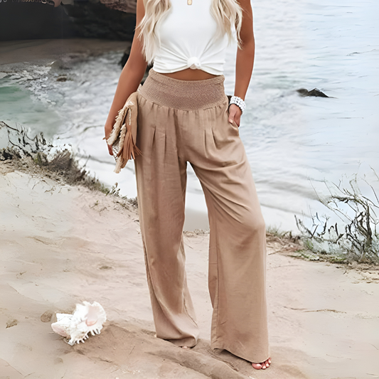 Emma - Elegant mid-rise pants