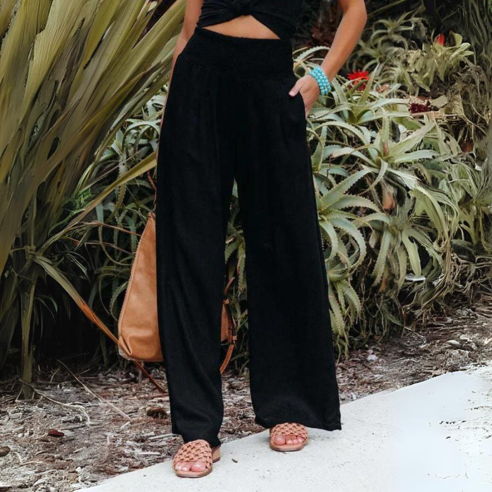 Emma - Elegant mid-rise pants