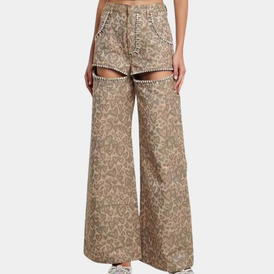 Jovana - Retro cut-off jeans