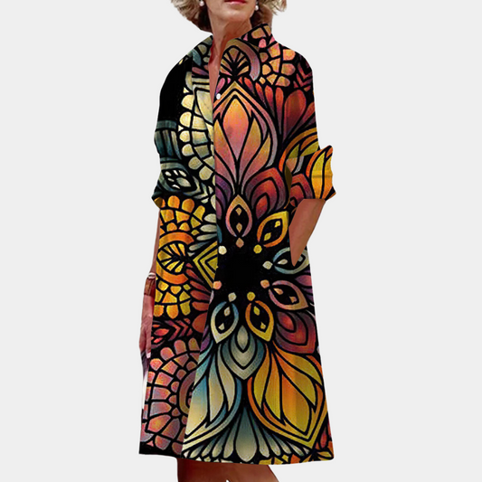 LP | Trendy midi dresses for women with print