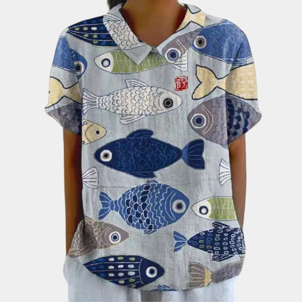 Camicetta da donna casual e colorata