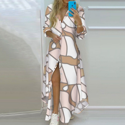 LP | Creative dress with modern newspaper print