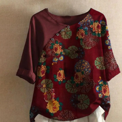 Clarisa - Trendy retro blouse for women