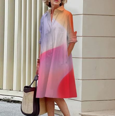 Mc | dress with wrap neckline