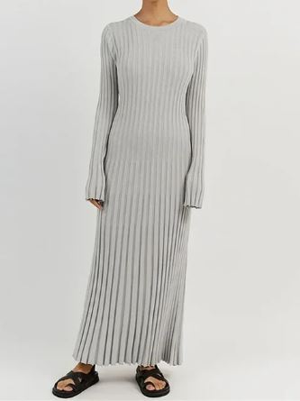 Mc | Long knit dress for women