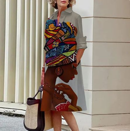 Mc | Printed Shirt Dresses