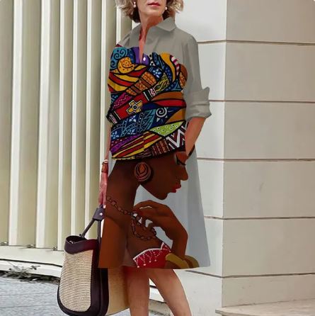 Mc | Printed Shirt Dresses
