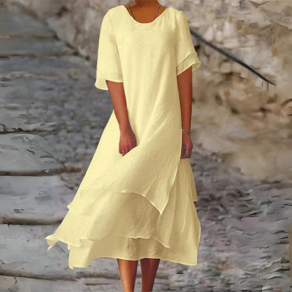 Cassidy - Elegant dress with overlays