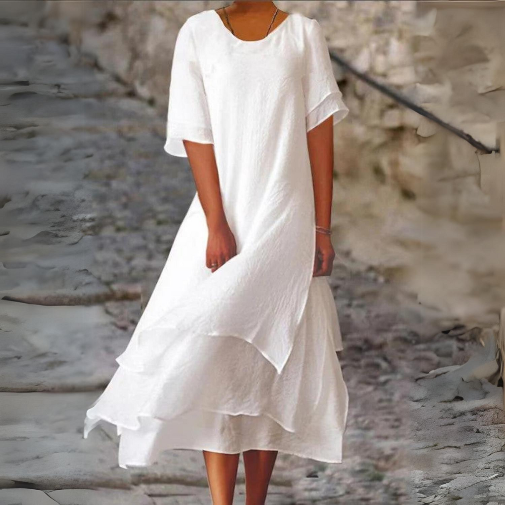 Cassidy - Elegant dress with overlays