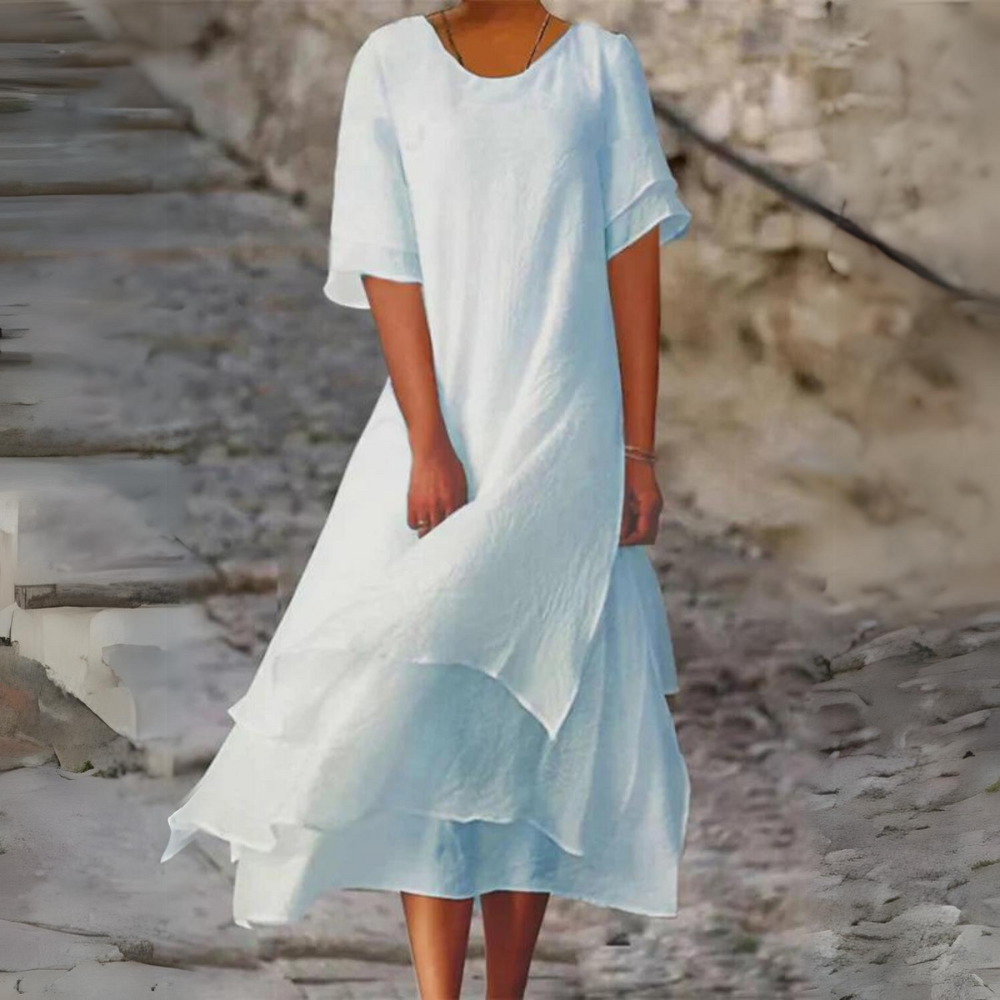 Cassidy - Elegant dress with overlays