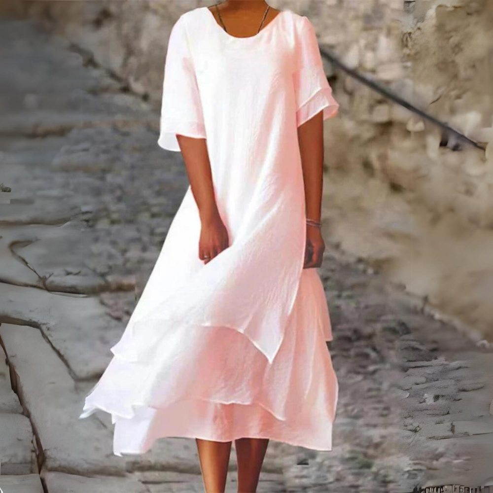 Cassidy - Elegant dress with overlays