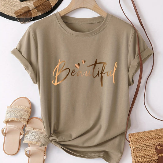 Casual T-Shirt - Relaxed fit and soft cotton blend