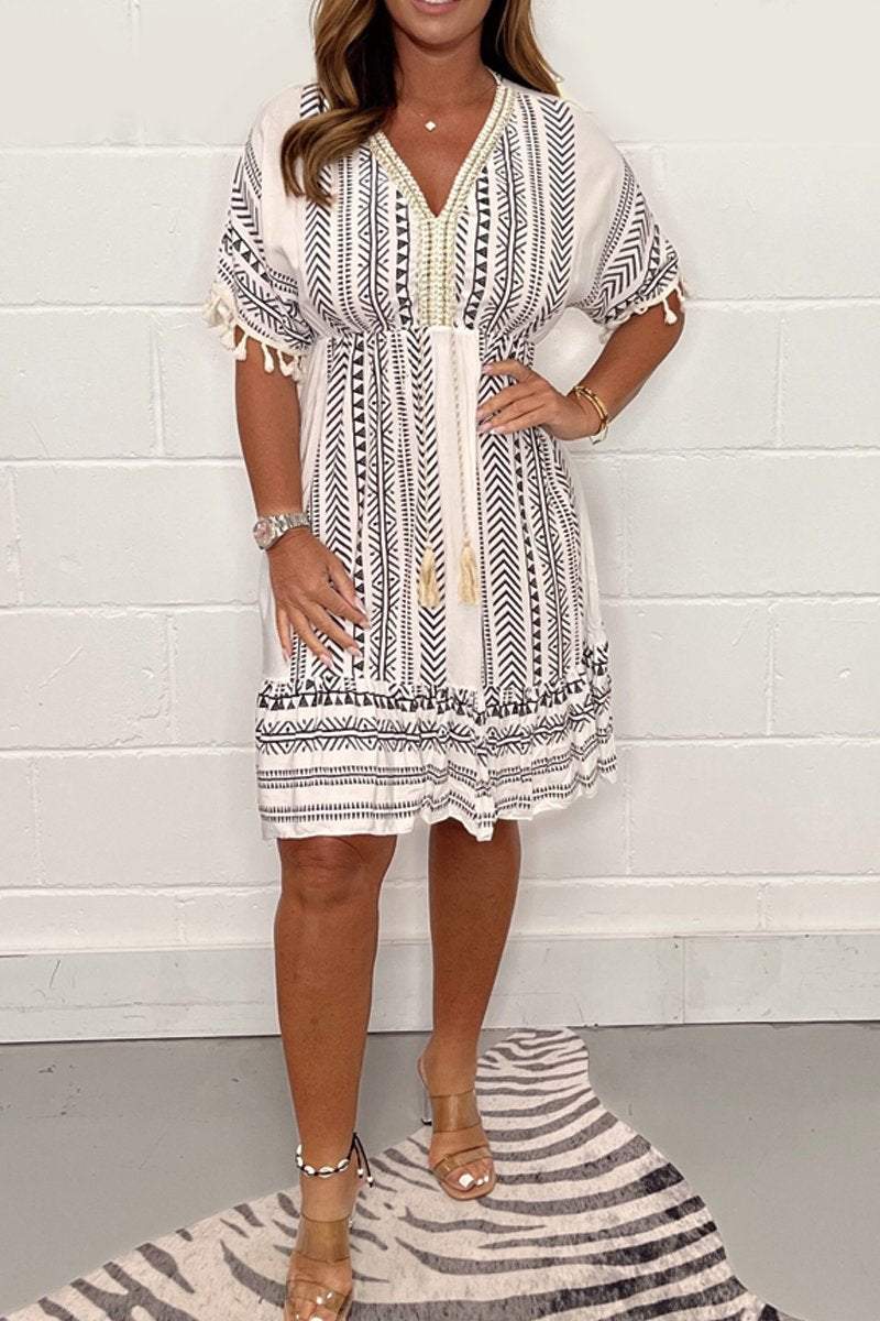 LP | V-neck casual dress