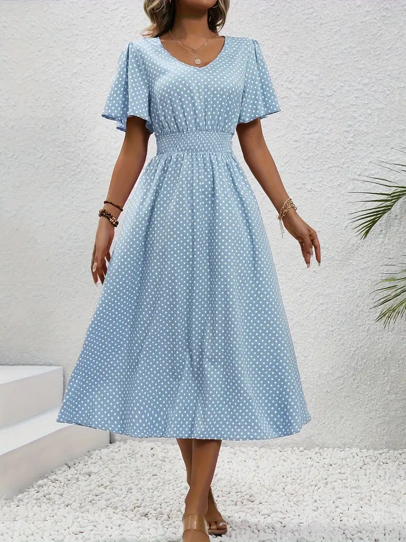 Mc | Casual short-sleeved printed dress