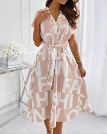 LP | Fashion dress with capital letters