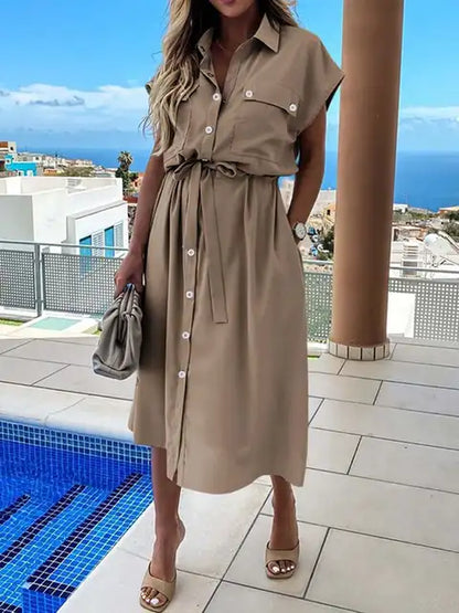 LP | Elegant button-down dress