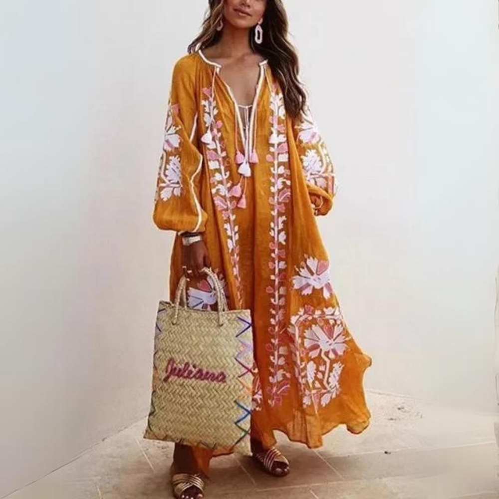 LP | Elegant boho style long dress