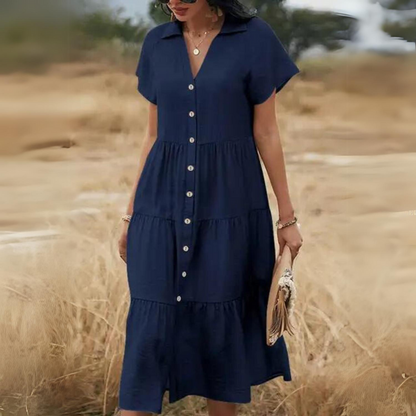 LP | Luxury dress with buttons