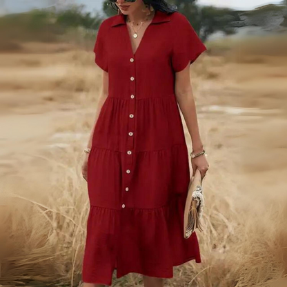 LP | Luxury dress with buttons