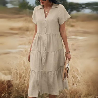 LP | Luxury dress with buttons