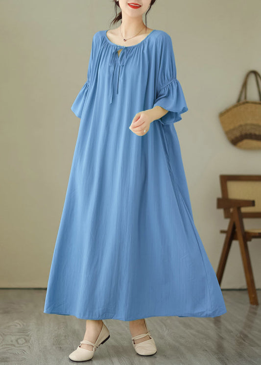 LP | Cute Pink Tie Waist Vacation Maxi Dresses Summer