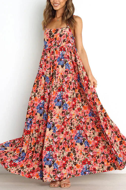 Floral maxi dress
