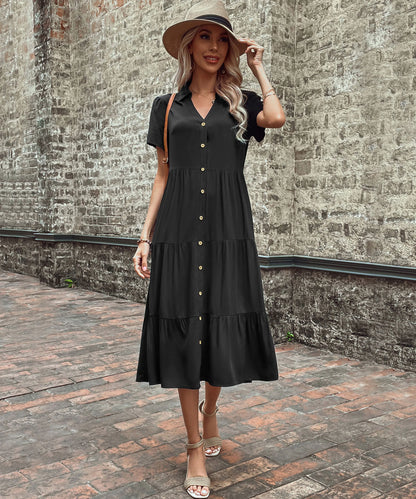 LP | Dress with Elegant Buttons