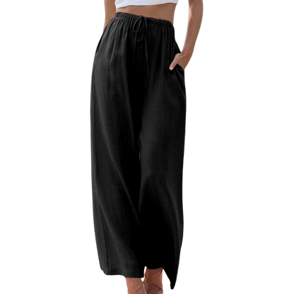 LP | High-waisted and wide-leg pants