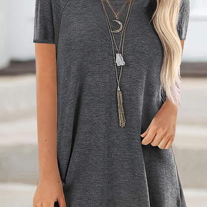 Plain long T-shirt - Long, soft design for everyday use