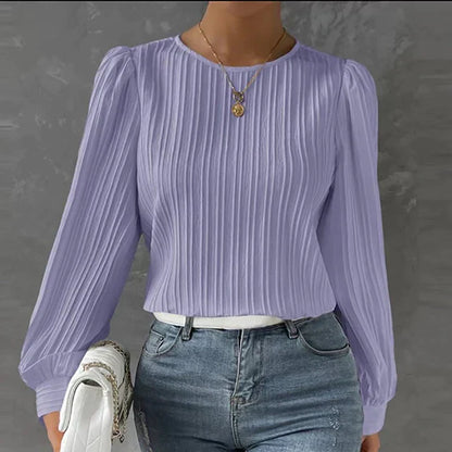 Women's pleated blouse