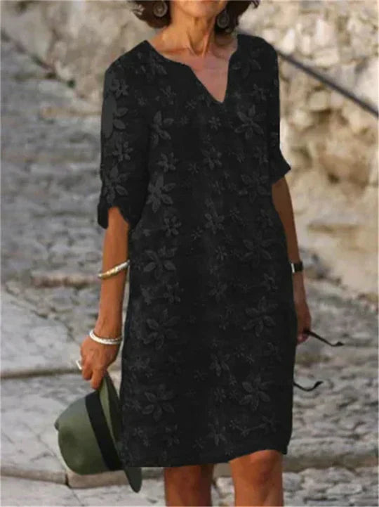 LP | Elegant midi dress with flowers