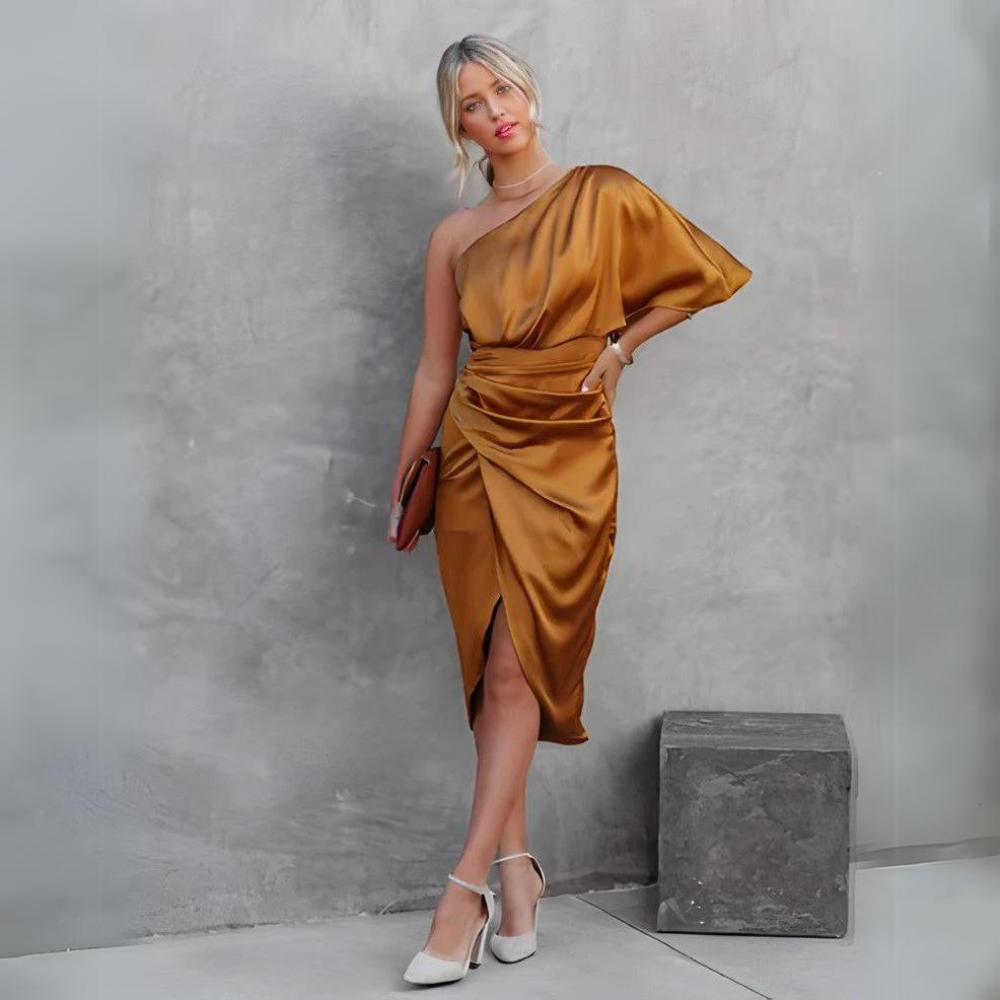 Eveline - Elegant silk evening dress