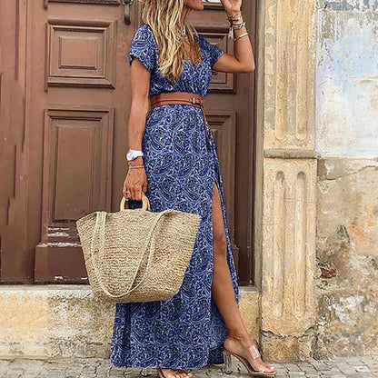 LP | Long casual dress with belt
