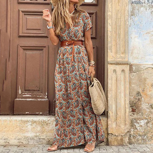 LP | Long casual dress with belt