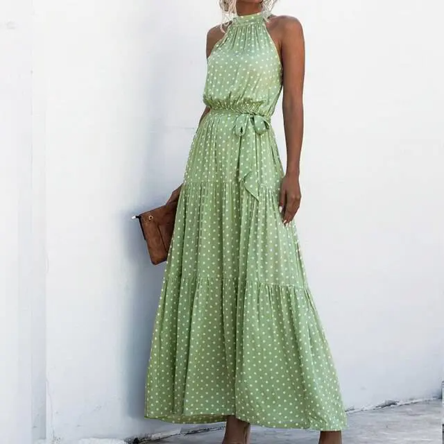 Mc | Strapless maxi dress with floral print.