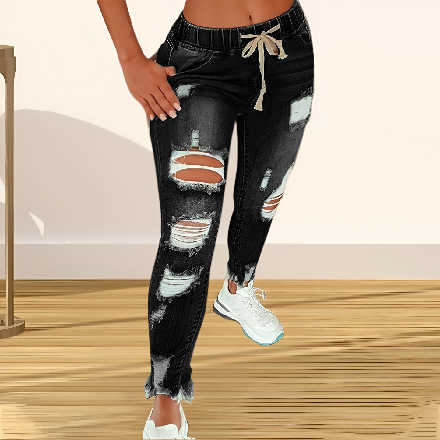 Isolde | Vintage - Worn high-waisted jeans