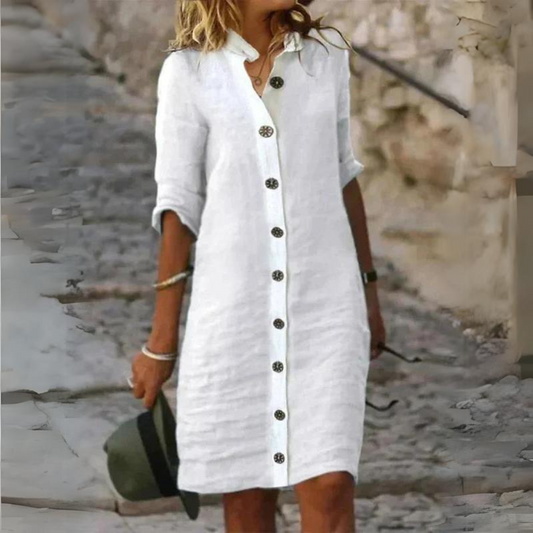 Gemma - Elegant cotton dress