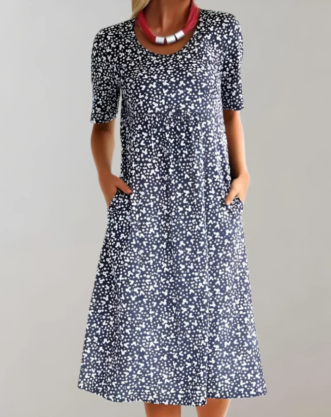 LP | Fashionable midi dress with print